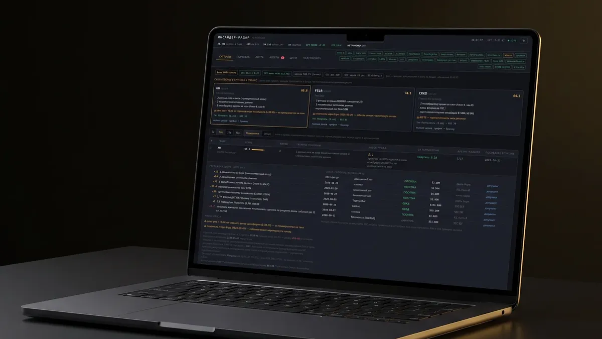 Insider Radar, smart-money signals with an honest track record