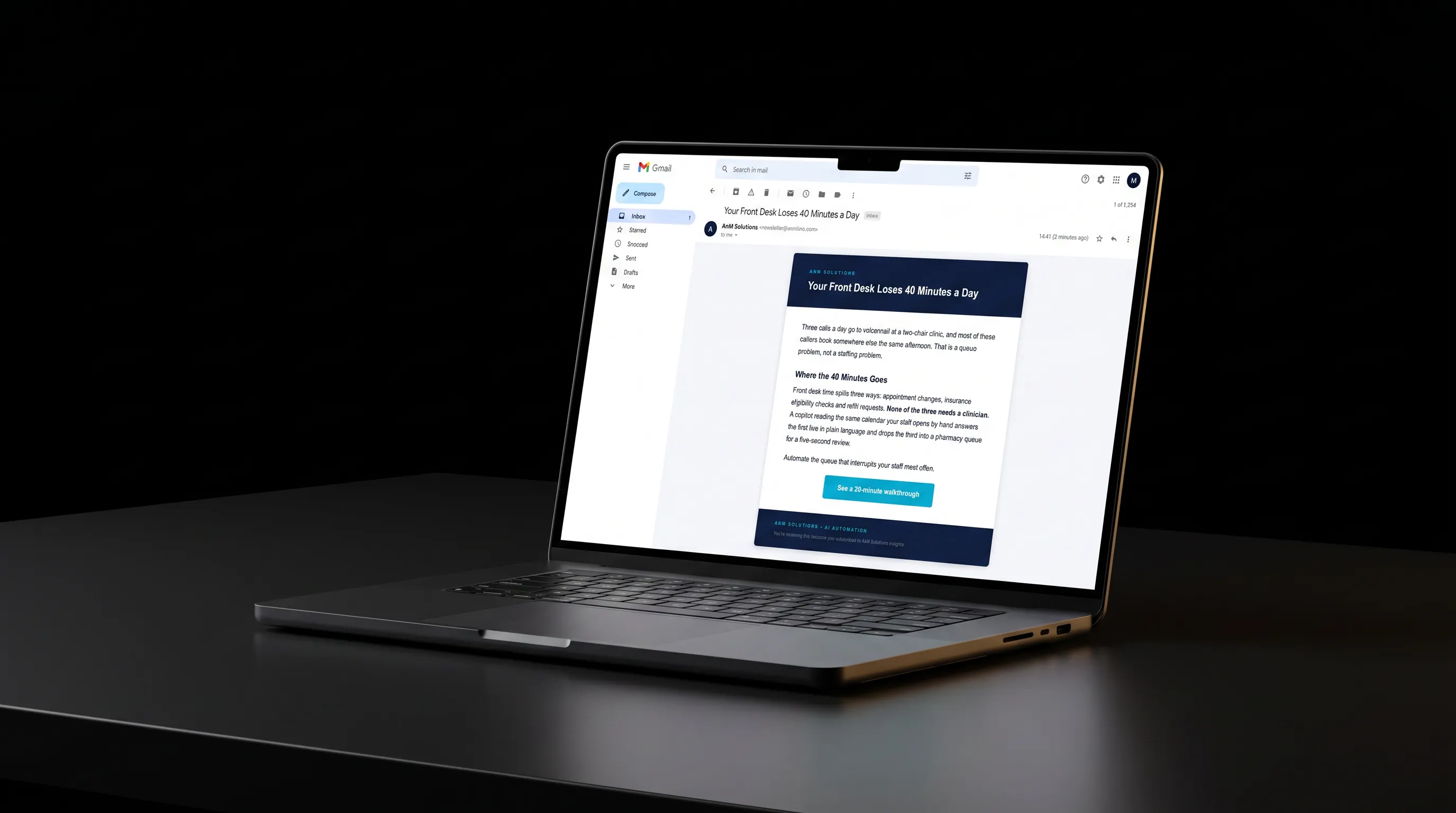 Newsletter written, reviewed and sent from one topic