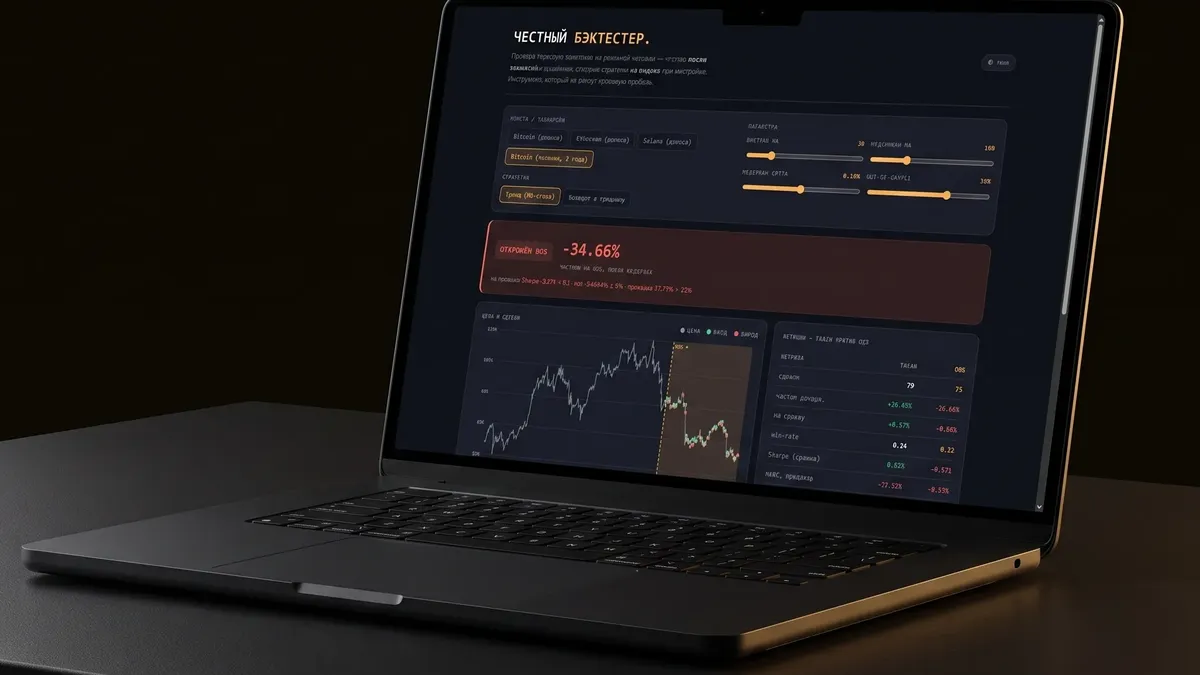 quant-ring, the backtester that rejected both strategies