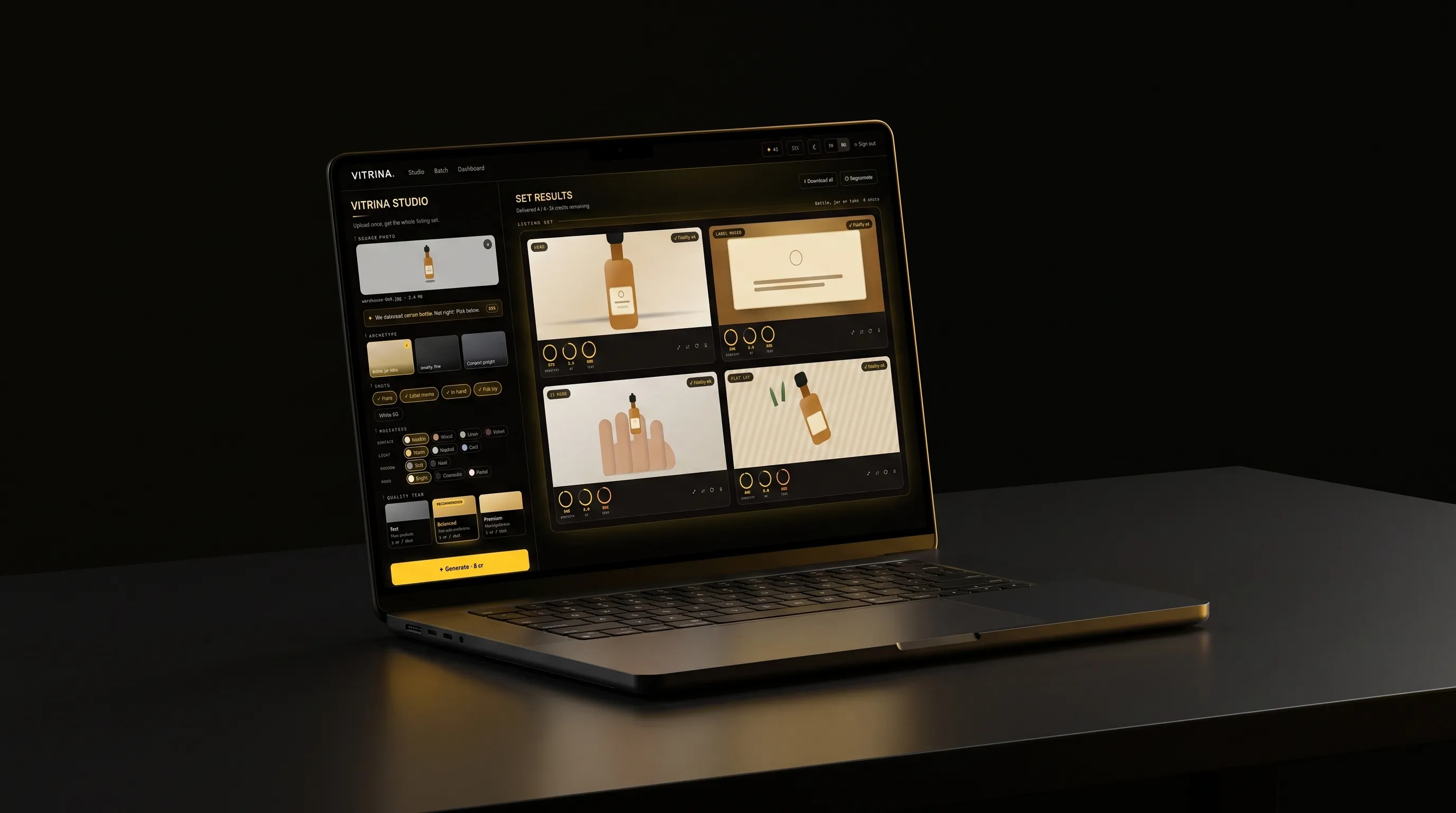 VITRINA turns a warehouse photo into a storefront image
